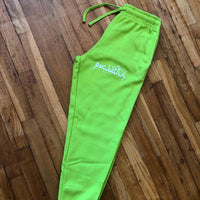 Arabic - Lime Sweatsuit - White Design