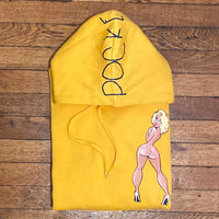 Miss Betty - Yellow Hoody - Black Design