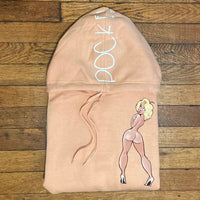 Miss Betty - Peach Hoody - White Design